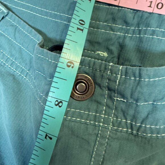 KÜHL Women’s Hiking Pants 10 Short Teal Green Stretch EUC - Picture 9 of 11